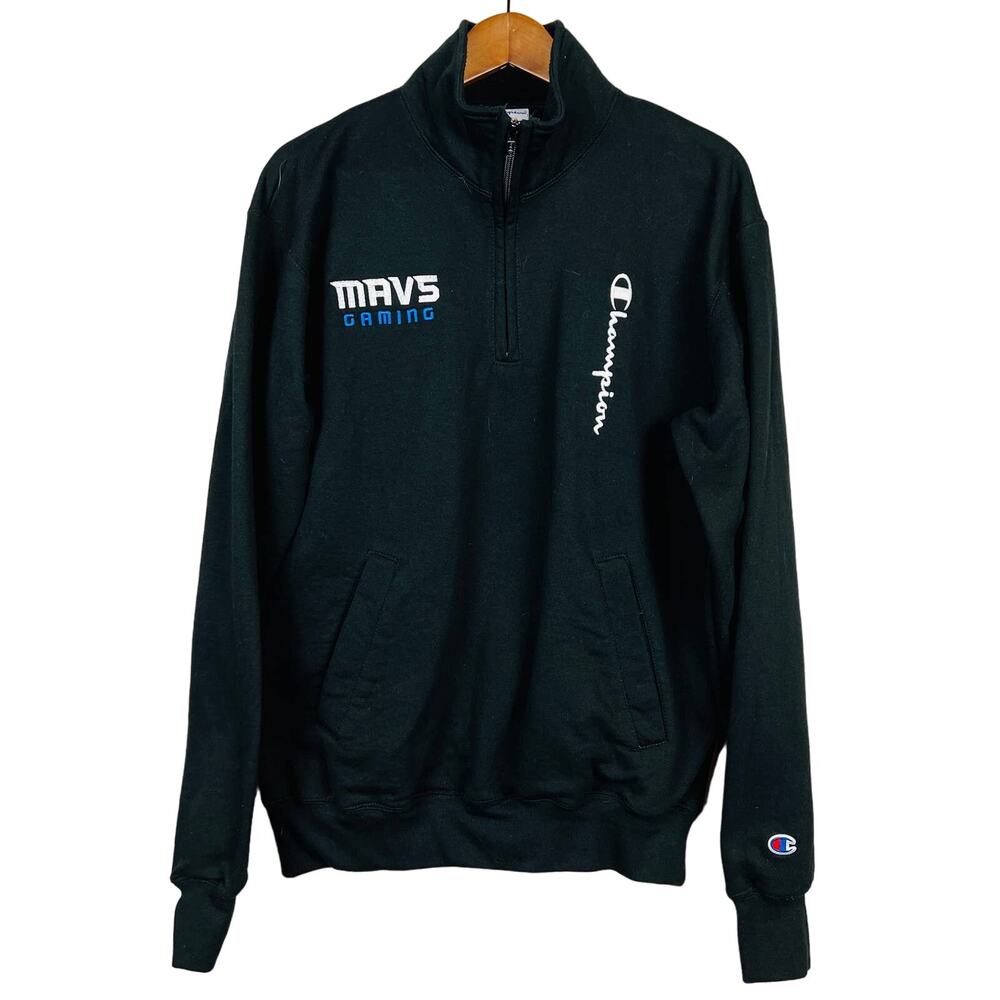 Champion Mavs Gaming Full Zip Jacket Mock Neck Long Sleeve - L
